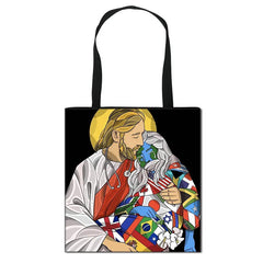 Nurse with Crown Women Totes Handbag American Africa Girls Shoulder Bag