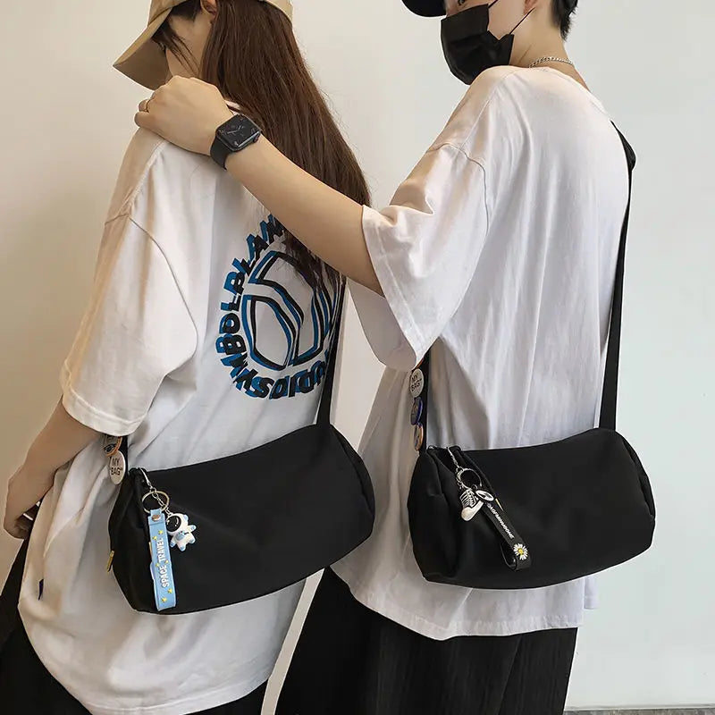Nylon Crossbody Bag Youth Student Shoulder Bag