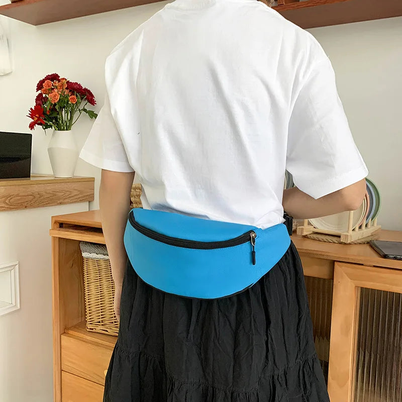Nylon Sports Fitness Chest Pack Cross Bag