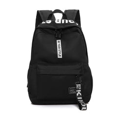 Nylon School Bags for Teenage Girls Backpack Casual Style Student Bookbag