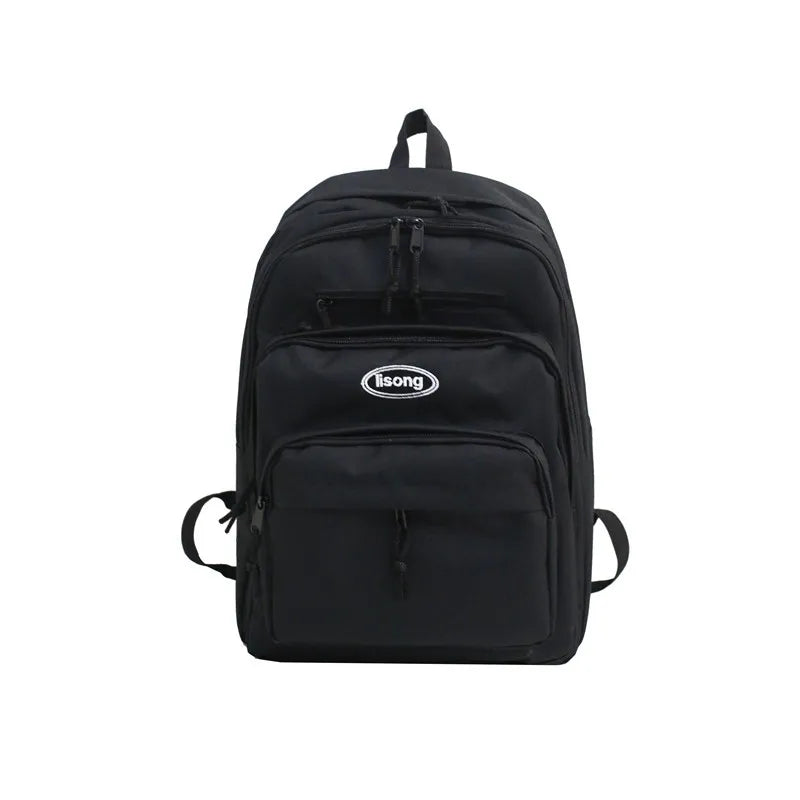 Oxford Cloth Campus Backpack Waterproof Man Women School Bag