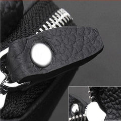 Car Key Fob Holder PU Leather Cover Pouch Keycase Keychain