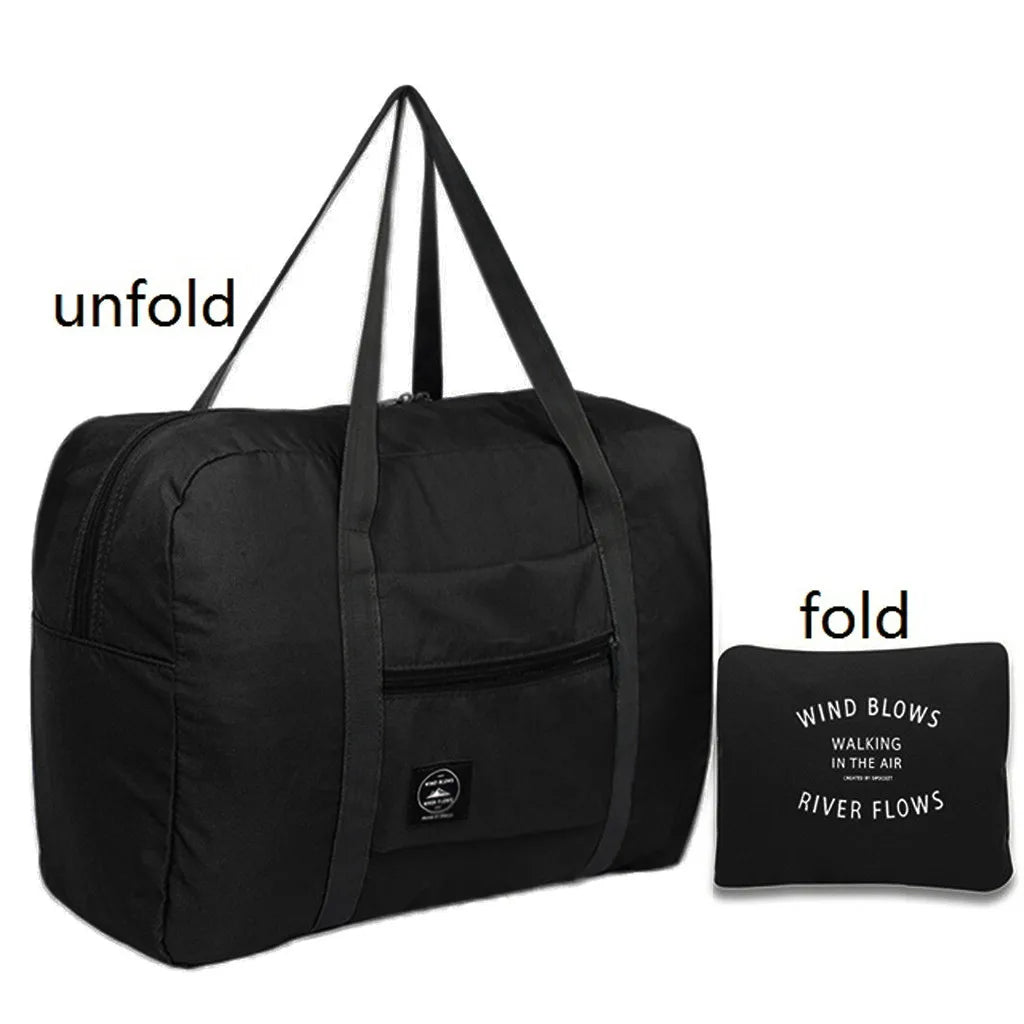 Polyester Travel Bag Large Capacity for Men Women Carry-On Luggage
