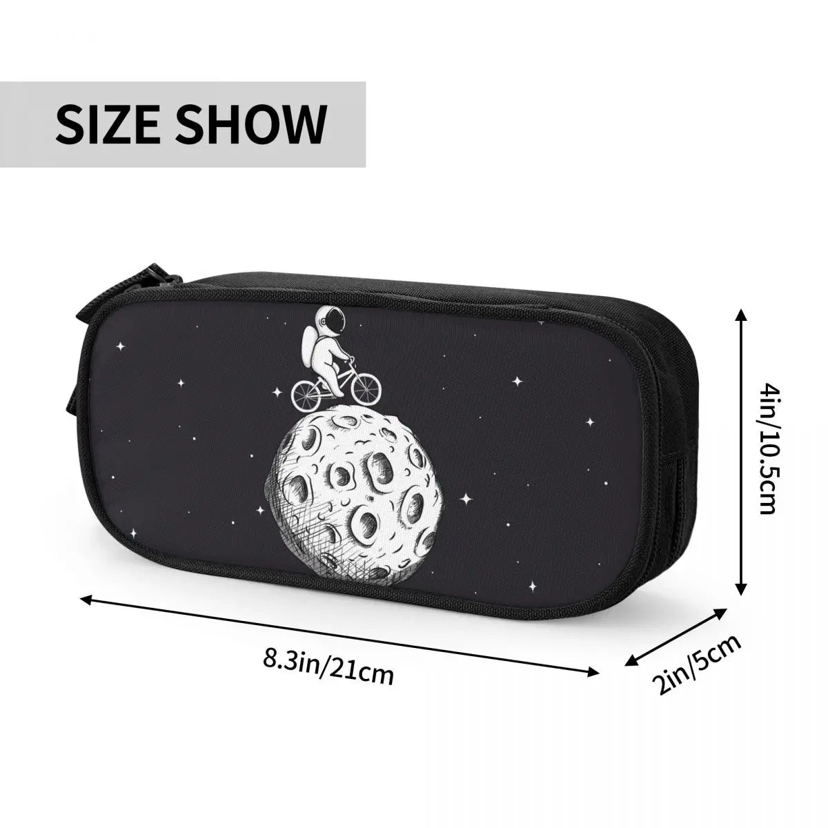 Outer Spaceman Print Pencil Case for Kids Boy Girl
