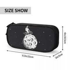 Outer Spaceman Print Pencil Case for Kids Boy Girl