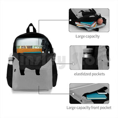 Shih Tzu Dog Silhouette ( S ) Outdoor Hiking Backpack Riding Climbing Sports Bag