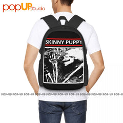 Skinny Puppy Band Twelve Inch Anthology Backpack Large Capacity Travel Schoolbag