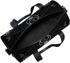 Skull Moth Duffel Bags Magic Skulls Gym Bag Travel Luggage