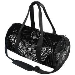 Skull Moth Duffel Bags Magic Skulls Gym Bag Travel Luggage