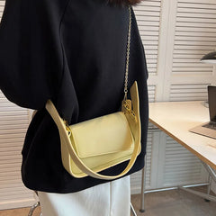 Small Flap Shoulder Bags for Women High Crossbody Women's Bag Pu Leather