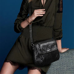 Soft PU Leather Women Messenger Bag Crossbody Handbag Purses