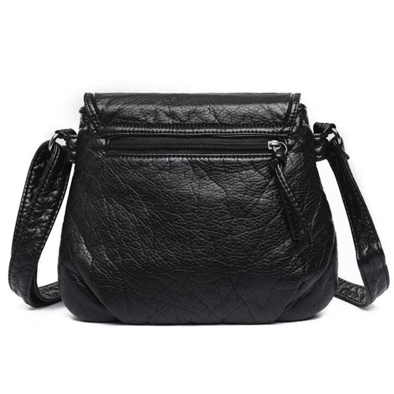 Soft PU Leather Women Messenger Bag Crossbody Handbag Purses