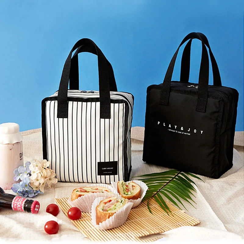 Thermal Lunch Bag Portable Cooler Insulated Picnic Bento Tote Travel