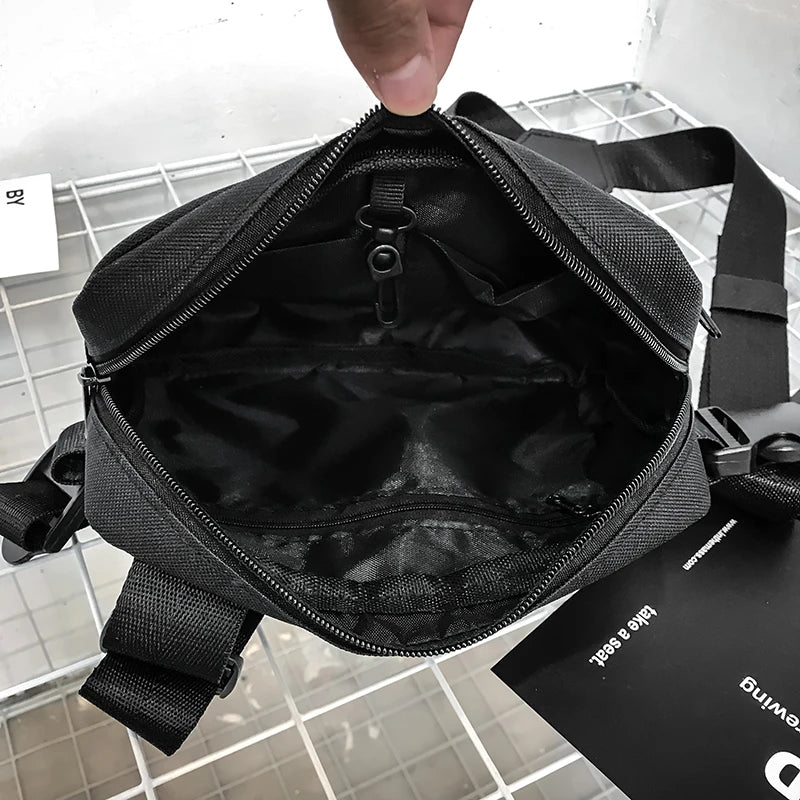 Tactical Chest Utility Bag Men Hip-hop Functional Vest Streetwear Chest Bags