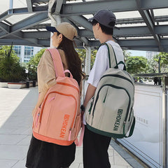 Waterproof Nylon School Backpack Women's Backpacks for Teenagers Girls Large Cap