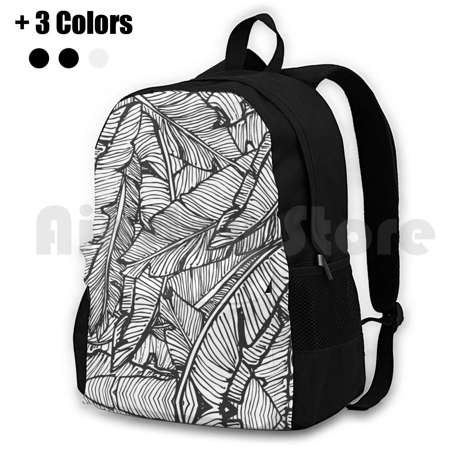 Vintage Hawaiian Vacation Summer Exotic Jungle Outdoor Hiking Backpack