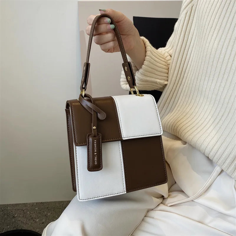 Plaid Crossbody Bag Women's Handbag Shoulder Tote Clutch Purse