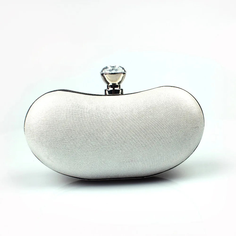 Sliver Ladies Evening Party Small Clutch Bag Bridal Purse Handbag