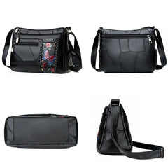 Winter Style Washed Leather Handbags Women Bags Ladies Shoulder Crossbody Bags F