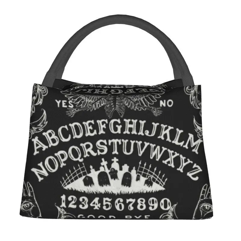 Witch Board Insulated Lunch Bag for School Horror Ghost Waterproof Cooler
