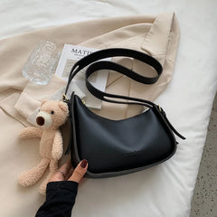 Small Hobo Bags Pu Leather Messenger Handbag Lady Crossbody Bag