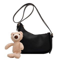 Small Hobo Bags Pu Leather Messenger Handbag Lady Crossbody Bag