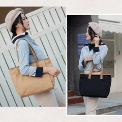 Large Canvas Tote Bag Women's Shopping School Shoulder Bag Ladies Handbag