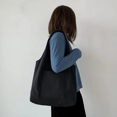 Canvas Shoulder Bag Eco Friendly Grocery Tote Women Handbag