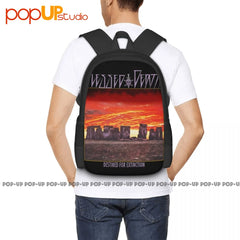 Blessed Death Destined For Extinction Backpack Large Capacity School