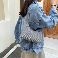 Diamond Small Crossbody Messenger Bag for Women