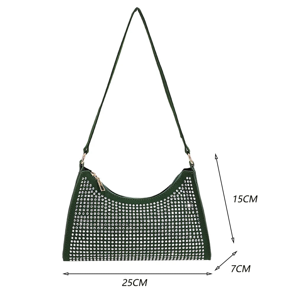 Diamond Small Crossbody Messenger Bag for Women
