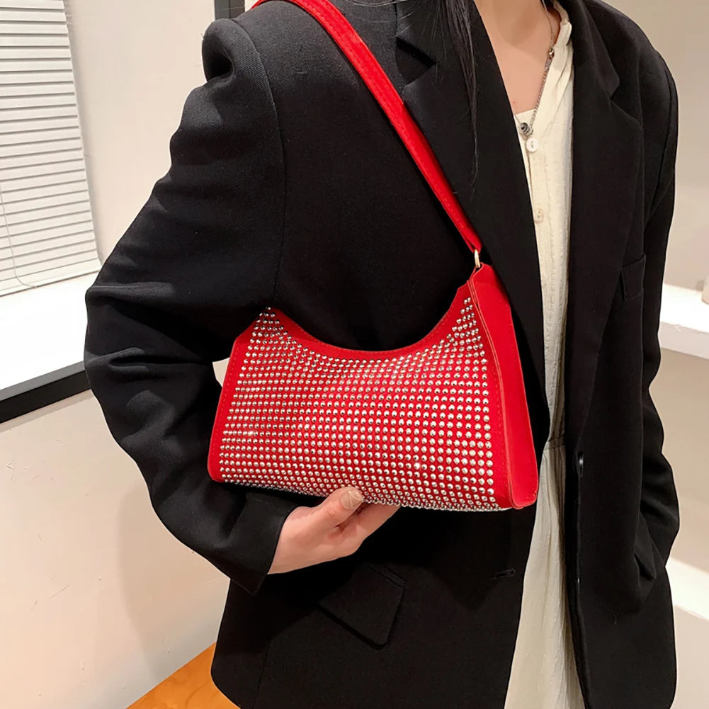 Diamond Small Crossbody Messenger Bag for Women