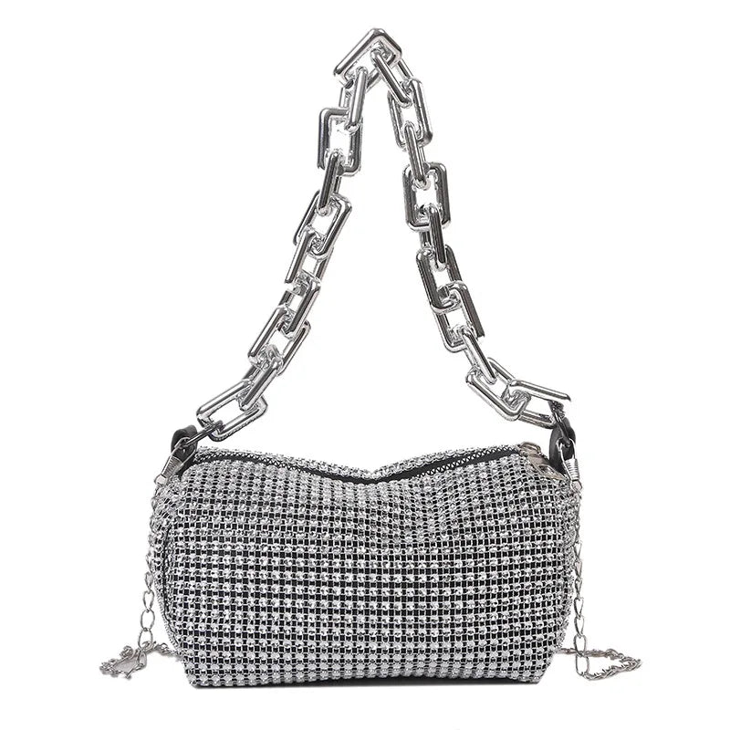 Bling Diamond Small Crossbody Messenger Bags for Women