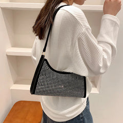 Diamond Small Crossbody Messenger Bag for Women