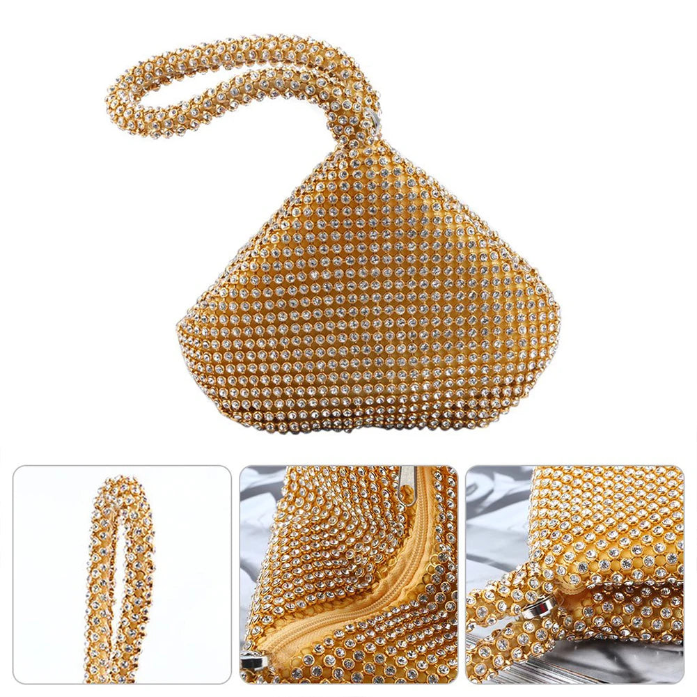 Bling Women Handbag Prom Evening Clutch Small Bag Purse