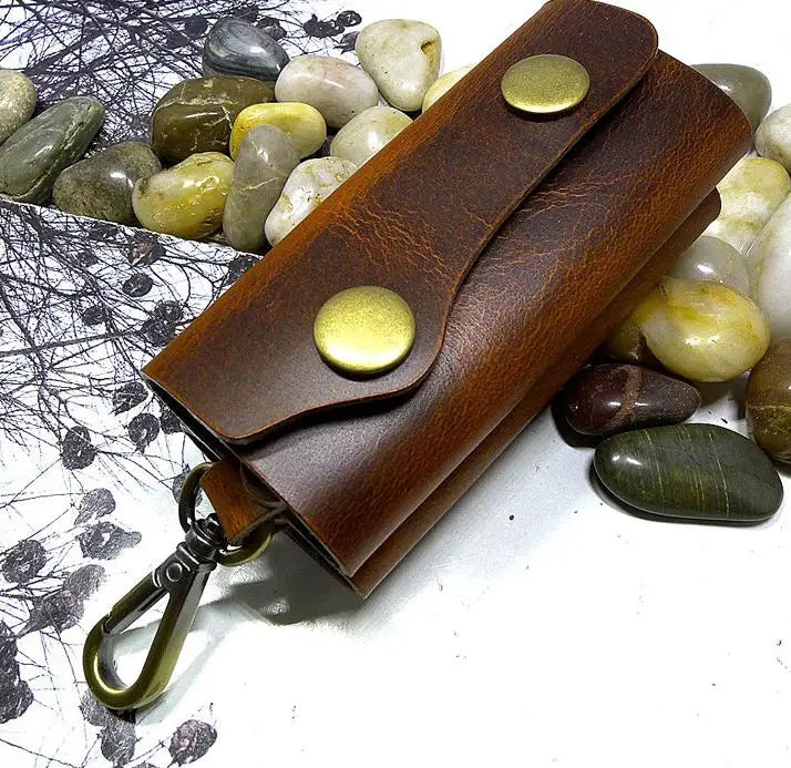 Leather Car and House Key Organizer Holder 1019FY