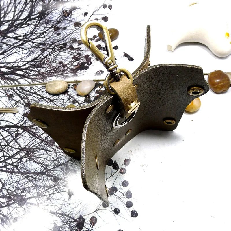 Leather Car and House Key Organizer Holder 1019FY