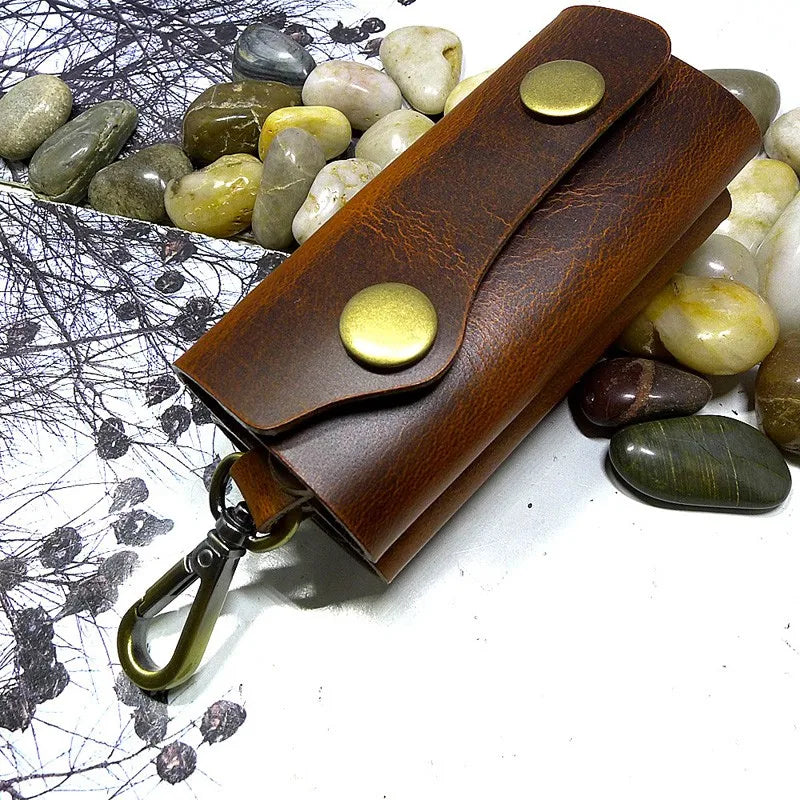 Leather Car and House Key Organizer Holder 1019FY