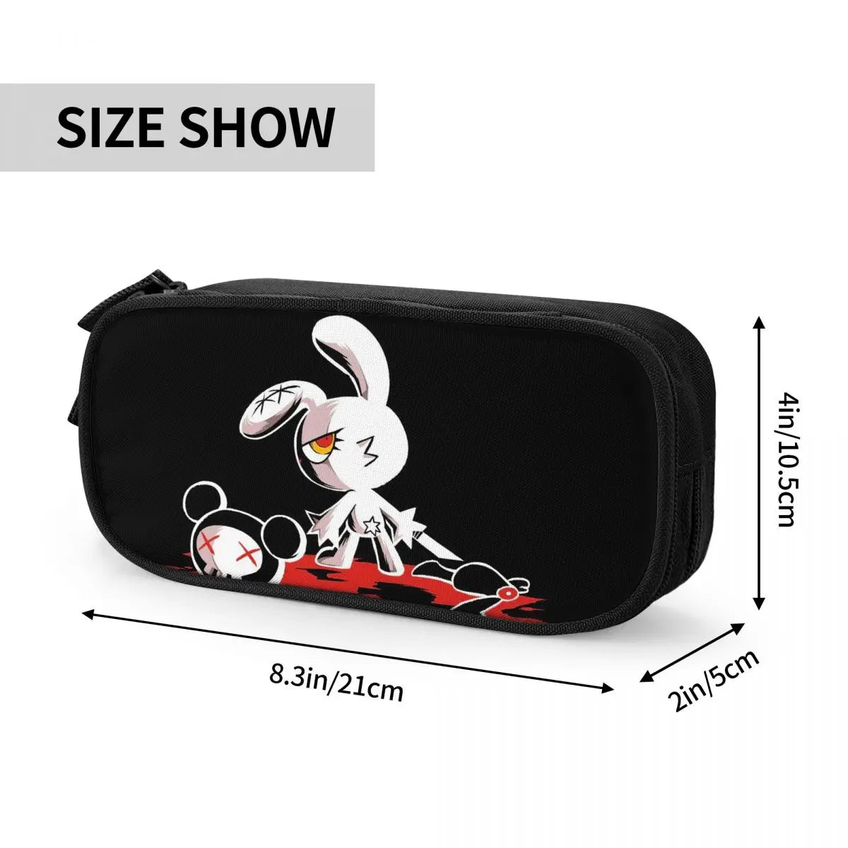 Bloody Bunny The Game Pen Box Student School Anime Zipper Pen Bag