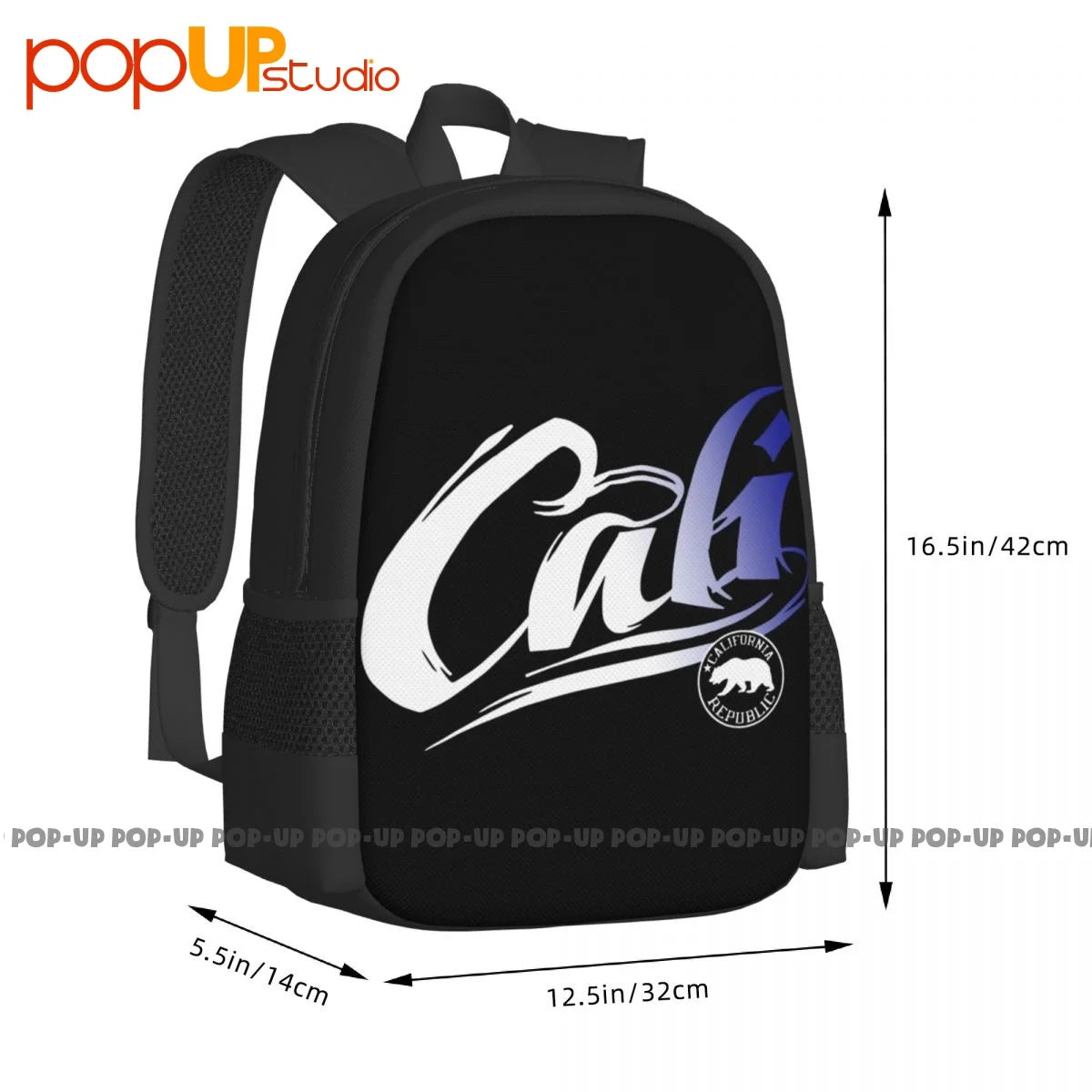 California Republic Cali Bear Backpack Large Capacity School Style Gymast Bag