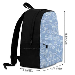 Little Princess Doodles Backpack for Men Women Girls