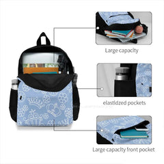 Little Princess Doodles Backpack for Men Women Girls