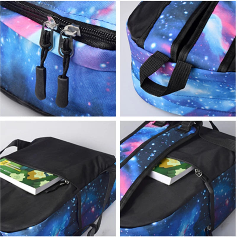 Starry Kids Backpack for Boys Anime School Bags