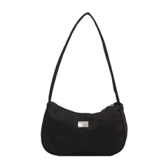 Women Canvas Shoulder Underarm Bag Vintage Ladies Handbag