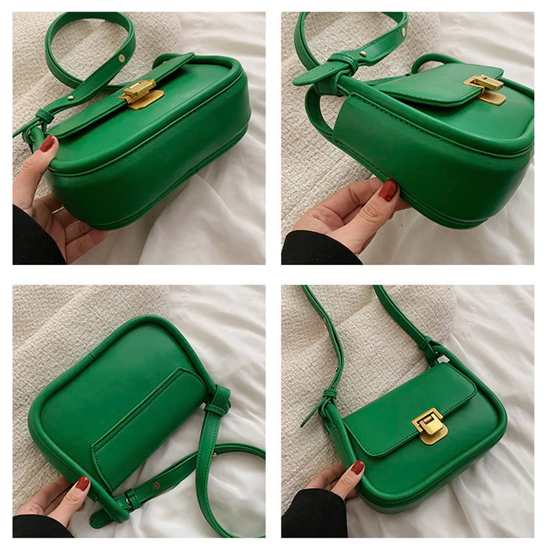 Small Flap Crossbody Shoulder Bag Solid Female Handbag Tote