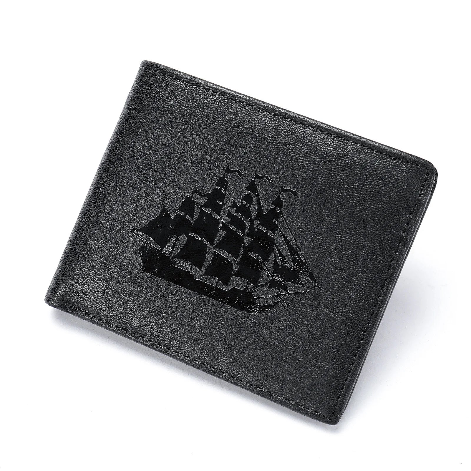 Genuine Leather Men Wallet RFID Bifold Short Vintage Purse Coin Pouch