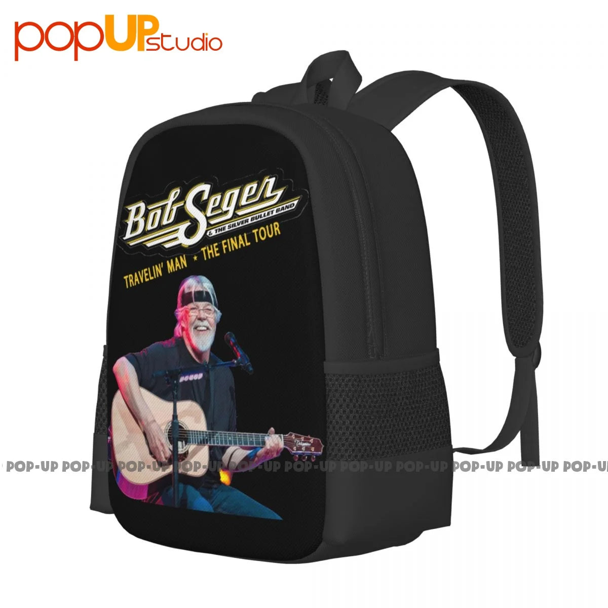 Bob Seger Backpack Large Capacity Vintage Portable Gym Tote Bag
