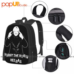 Bobby The Brain Heenan Legends Of Wrestling Backpack Large Capacity