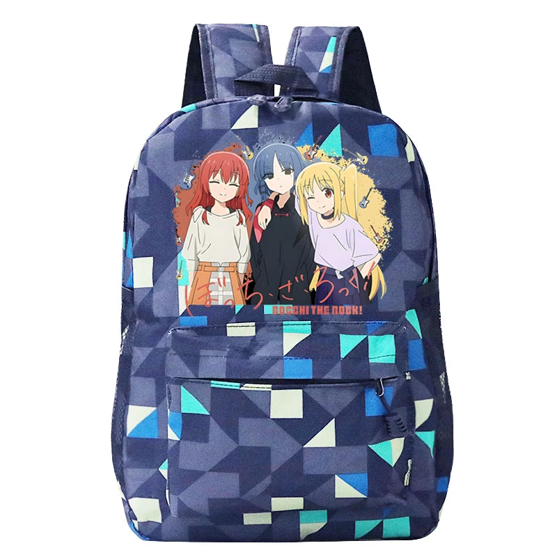 Bocchi The Rock Boys Girls Laptop Backpacks Comic Bocchi The Rock