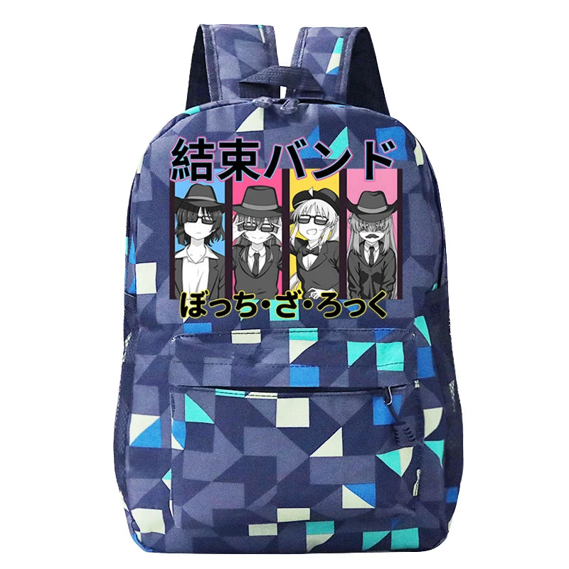 Bocchi The Rock Schoolbags Teenager Harajuku Backpacks Boys Girls High-capacity